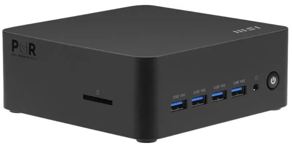 

Неттоп MSI Cubi Z AI 8M-008XRU 9S6-B03231-019 Ryzen 5 8645HS/16GB/512GB SSD/Radeon 760M/Wi-Fi/BT/120W/noOS/black, Cubi Z AI 8M-008XRU