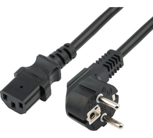 Изображение товара Кабель питания Rexant 11-1136 0.5 м C14-C13 для ПК и оборудования