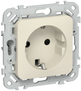 фото Розетка с заземлением  IEK FI-R14-16-1-K86