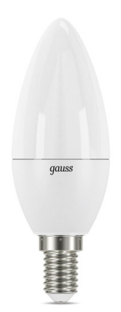 

Лампа светодиодная Gauss 103101107-D LED Candle-dim E14 7W 3000К диммируемая 1/10/100, 103101107-D