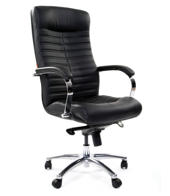 

Кресло офисное Chairman 480 7117595 Россия кожа/кз, черный N, 480