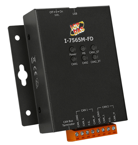 

Преобразователь ICP DAS I-7565M-FD CR CR USB to 2-port CAN/CAN FD Converter (RoHS), I-7565M-FD CR