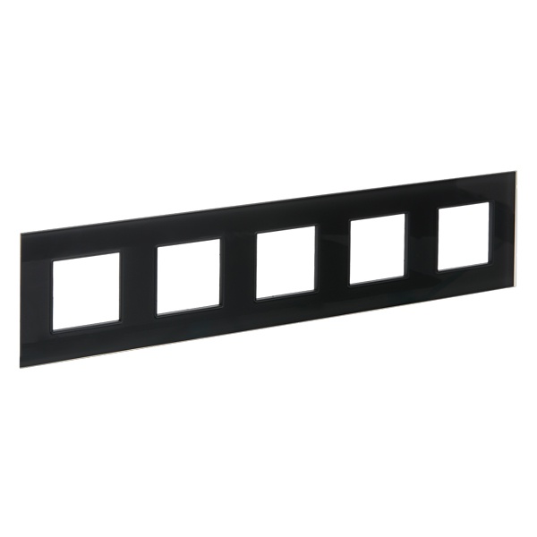 

Рамка пятерная IEK SK-M52-G-K53 SKANDY SK-F25G стекло графит, SK-M52-G-K53