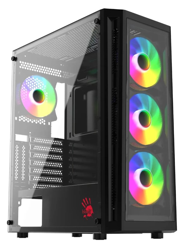 

Корпус ATX Bloody BD-CC120F-BK черный, без БП, USB 2.0, USB 3.0, BD-CC120F-BK