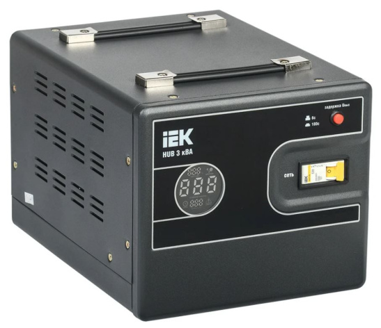 Изображение товара Релейный стабилизатор напряжения IEK IVS21-1-003-13 для защиты электрооборудования