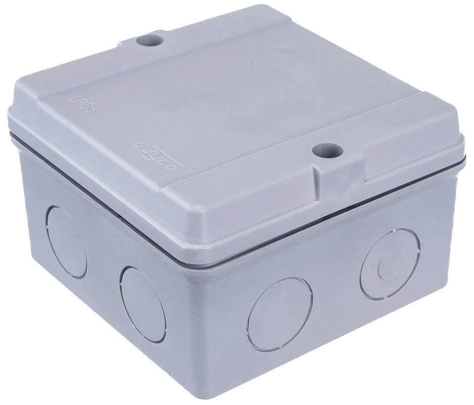 

Коробка распаячная RUVinil 67048 Тусо 98х98х60мм цвет: серый IP65, 67048