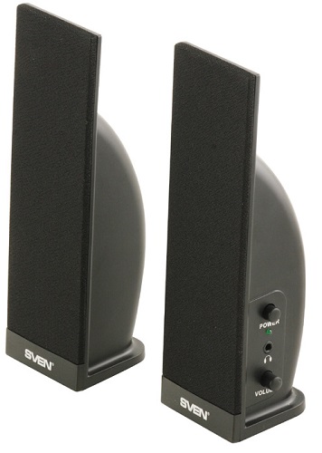 

Компьютерная акустика 2.0 Sven 230 4 Вт, 100-20000 Гц, черные, 230