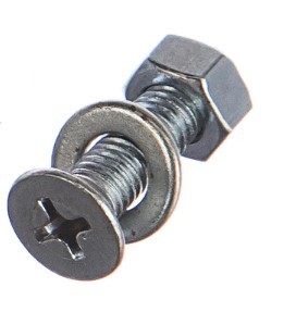 

Винт Tech-Krep 114062 DIN965 с потайной головкой оцинк. M5х20 + гайка + шайба (12 шт), 114062