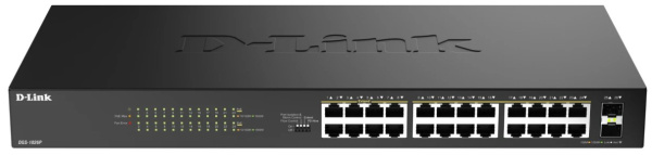Изображение товара Коммутатор D-link DGS-1026P/A1A 24-port Gigabit Ethernet PoE Switch