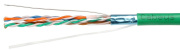 фото Кабель витая пара F/UTP 5e кат. 4 пары  Cabeus FTP-4P-Cat.5e-SOLID-LSLTx-GN-100