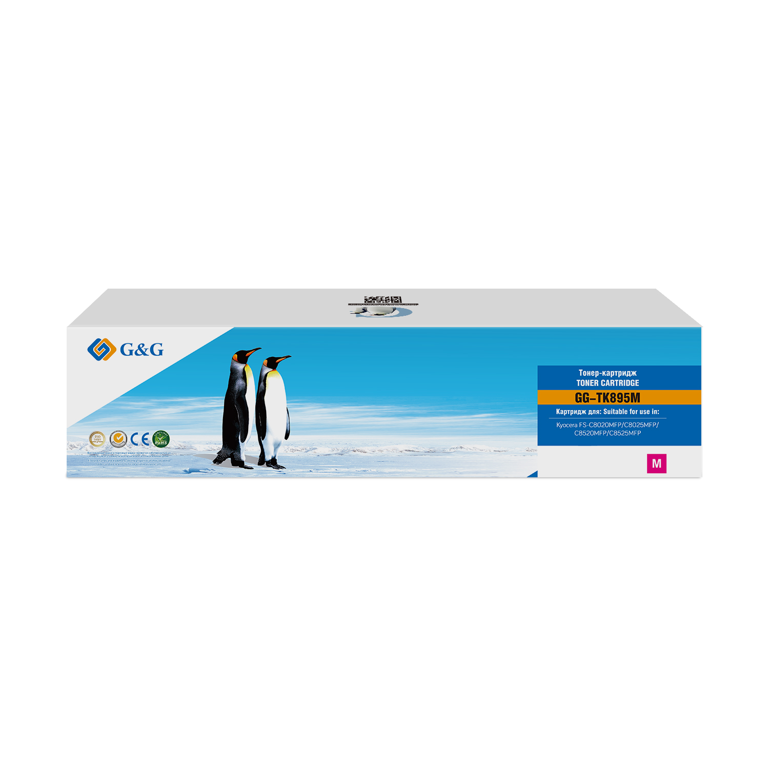 

Картридж G&G GG-TK895M лазерный пурпурный (6000стр.) для Kyocera Mita FS C8020/C8020MFP/C8025/C8025MFP/C8520/C8520MFP/C8525/C8525MFP, GG-TK895M