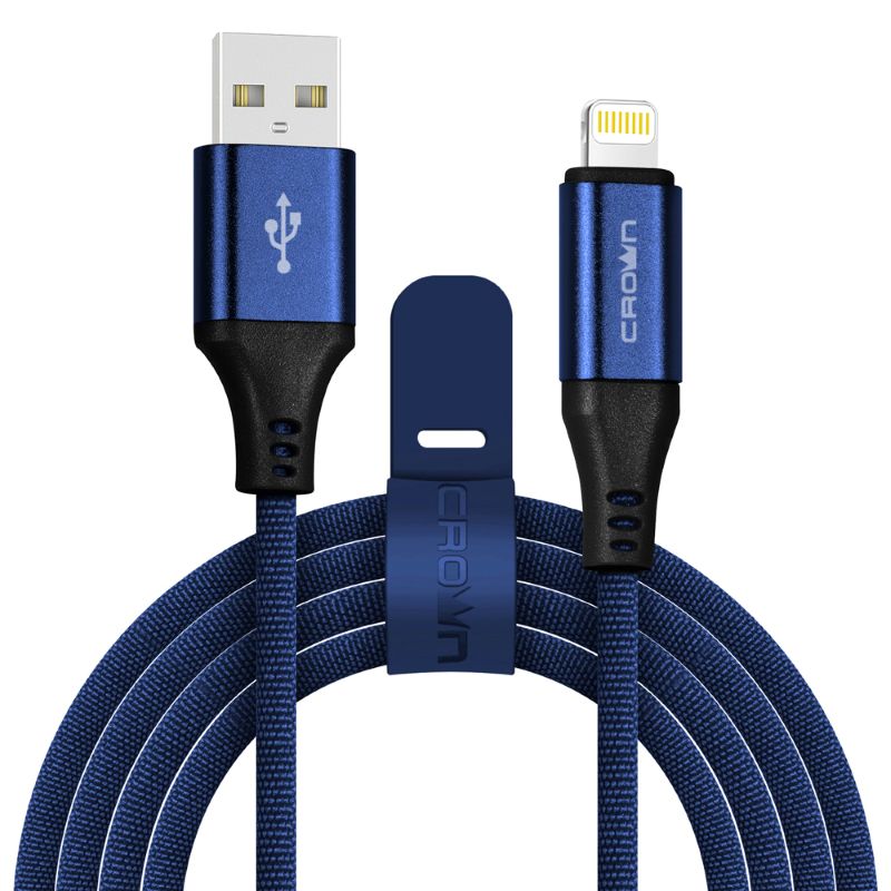 

Кабель Crown CMCU-3103L CM000003301 USB - Lightning blue, CMCU-3103L