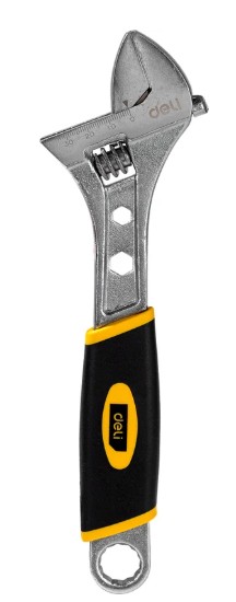 

Ключ разводной Deli DL30110 250мм, обрезиненная ручка, диапазон захвата 0-33мм, DL30110