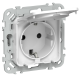 фото Розетка с заземлением  IEK FI-R16-16-1-44-K01