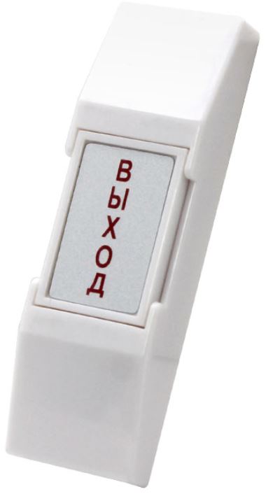 Кнопка выхода Skudo SK-CP01 зеленый НО/НЗ контакты. Коммутируемая нагрузка 3А/36В DC. Накладной монтаж. Пластиковый корпус. Рабочая температура от -20