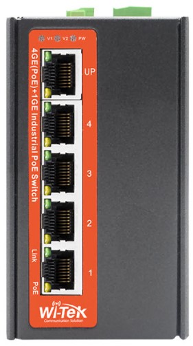 

Коммутатор неуправляемый Wi-Tek WI-PS305G-I-DC промышленный PoE 5GE, питание от солнечной панели DC 9-52В, WI-PS305G-I-DC