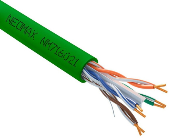 Изображение товара Кабель витая пара U/UTP 6 кат. 4 пары Neomax NM716021 для высокоскоростных сетей