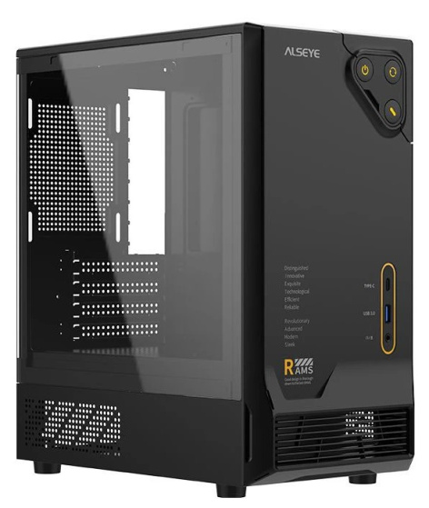 фото Корпус mATX ALSEYE RAMS 1.0(Black)-Type C в Волгограде