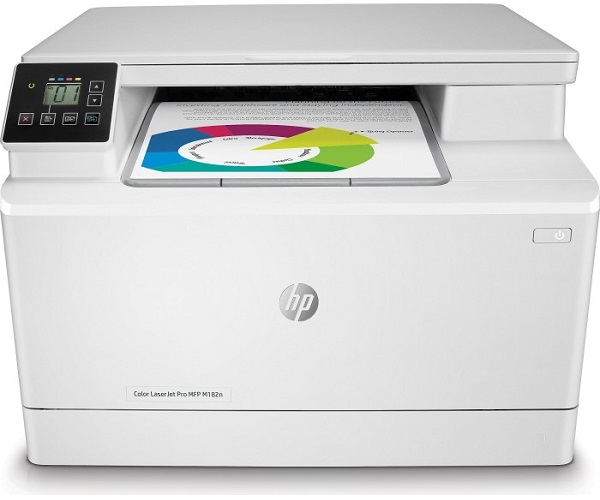

МФУ HP Color LaserJet Pro MFP M182n 7KW54A A4, 16ppm, USB/LAN, 256Mb, 1 tray 150, Color LaserJet Pro MFP M182n