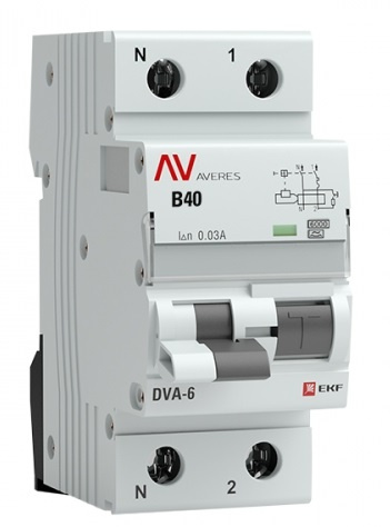 фото Автомат дифференциальный EKF rcbo6-1pn-40B-30-a-av в Красноярске