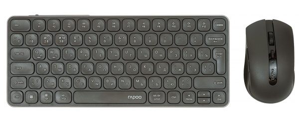 Изображение товара Комплект беспроводная клавиатура и мышь Rapoo 9050S компактный и тихий