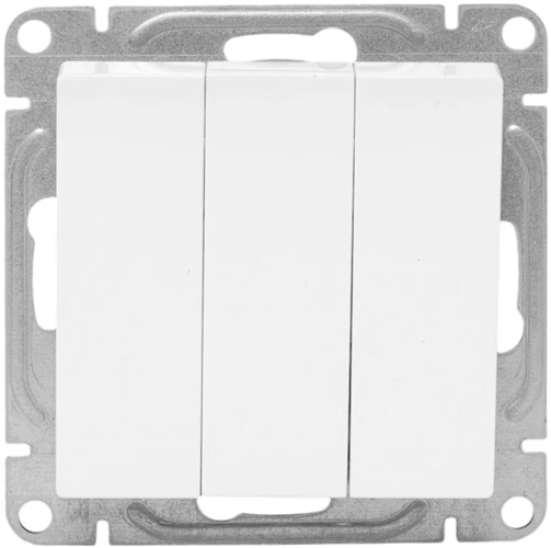 

Выключатель трехклавишный EKF UP1-SWW-31 белый Эпика, UP1-SWW-31