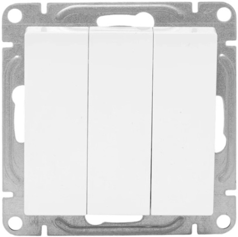 Изображение товара Выключатель трехклавишный EKF UP1-SWW-31