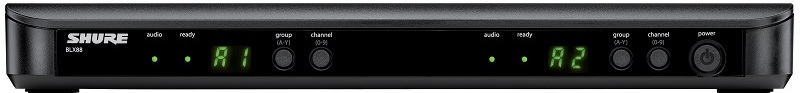 

Приемник Shure BLX88E двухканальный для радиосистем серии BLX для систем PG, SM, BETA, BLX88E