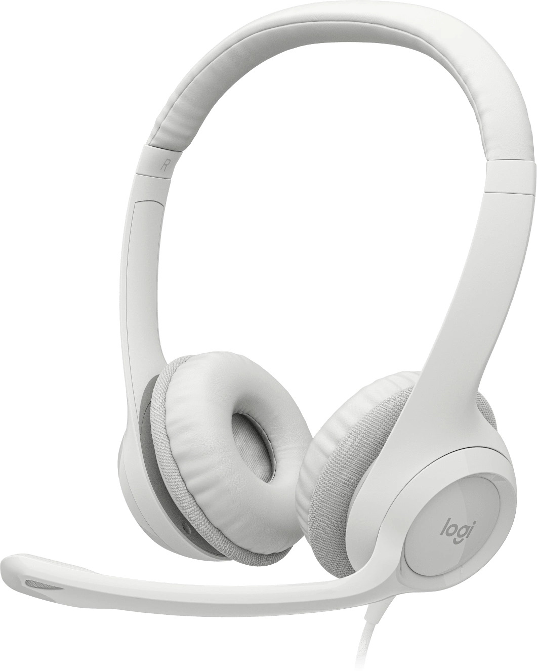 

Гарнитура проводная Logitech H390 белая, 981-001288/981-001286, H390