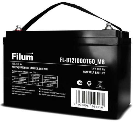 фото Батарея для ИБП Filum FL-B121000T60_M8 в Омске