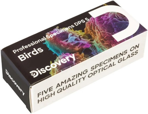 Изображение товара Набор микропрепаратов Levenhuk Discovery Prof DPS 5 Птицы для учебных занятий