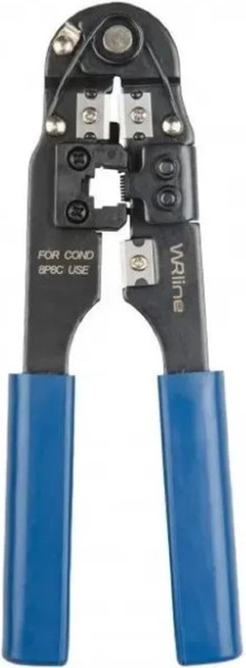 Изображение товара Многофункциональные пресс-клещи WRLine WR-210C для RJ-45 и изоляции