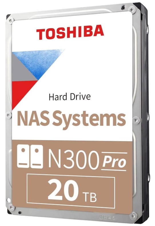 

Жесткий диск 20TB SATA 6Gb/s Toshiba N300 HDWG62AXZSTB 7200rpm 512MB, N300