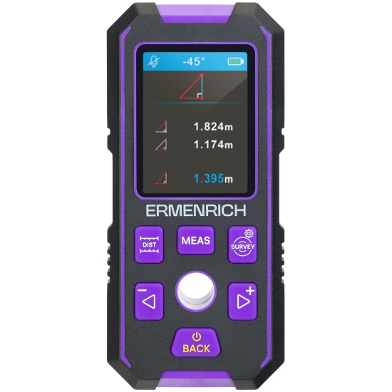

Детектор скрытой проводки Ermenrich 83842 Ping SM90, фиолетовый, 83842