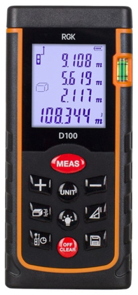Изображение товара Дальномер RGK D100 - точный измеритель расстояний