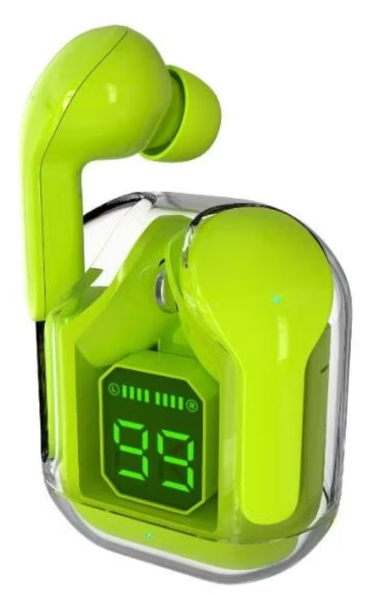 

Наушники беспроводные More Choice BW07/БВ07 БВ07 Green BT вакуумные TWS Green, BW07/БВ07