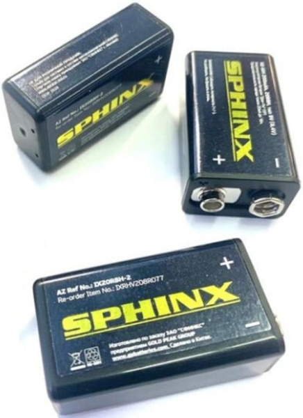 Изображение товара Аккумулятор Sphinx 9 В