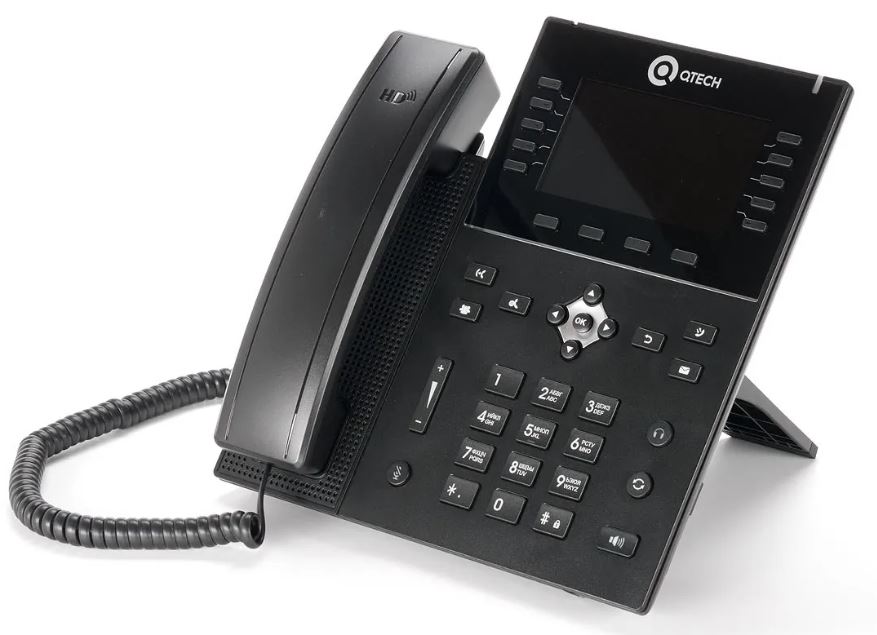 

Телефон VoiceIP QTECH QIPP-800PG V2 20 линий SIP, 44 клавиши, цветной ЖК дисплей 4.3" с подсветкой, кнопка отключения микрофона, 2 порта Ethernet RJ-4, QIPP-800PG V2