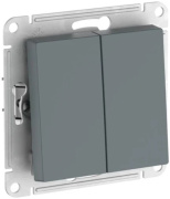 фото Выключатель двухклавишный  Systeme Electric ATN000751S