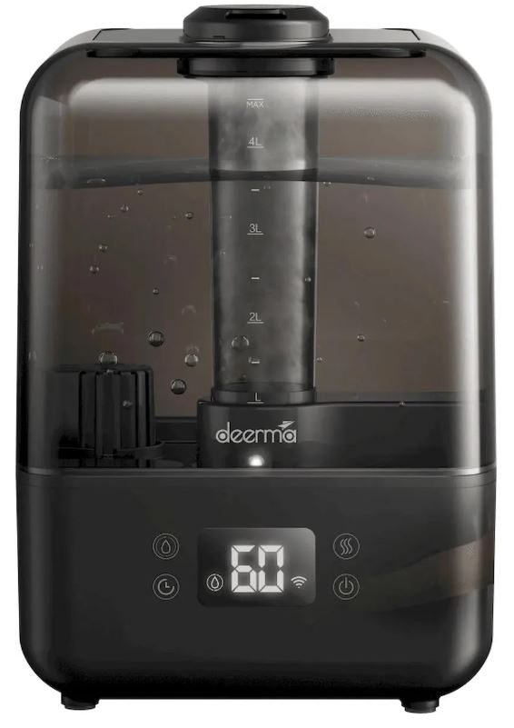 

Увлажнитель DEERMA DEM-F15W ультразвуковой, Wi-Fi, black, DEM-F15W