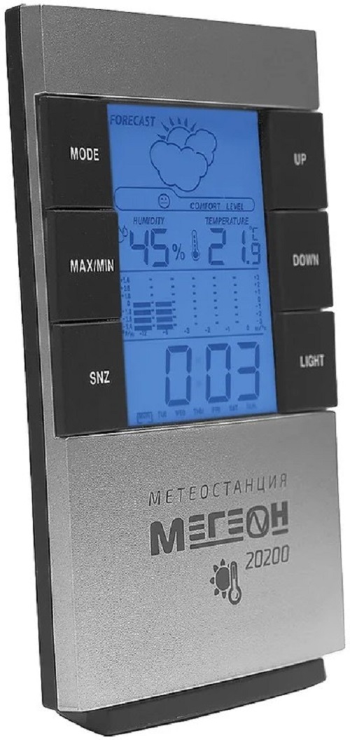 

Измеритель температуры и влажности воздуха МЕГЕОН 20200 (термогигрометр), цифровой, 20200