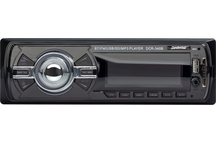 

Автомагнитола Digma DCR-340B 1DIN 4x45Вт, DCR-340B