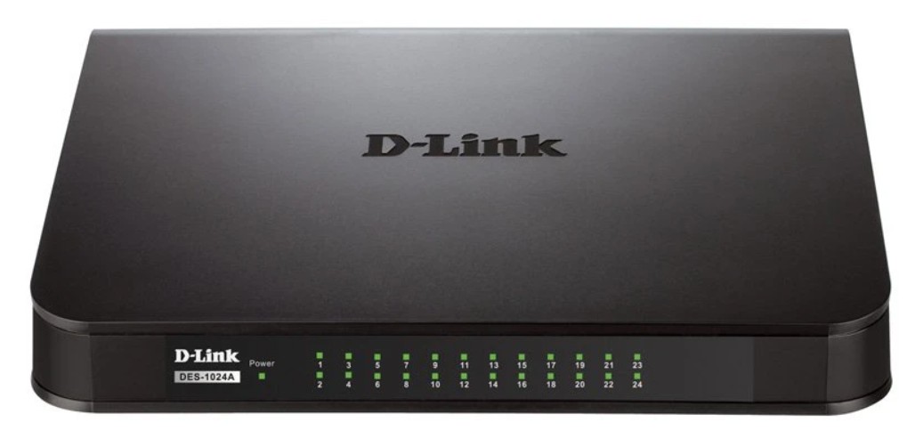 

Коммутатор неуправляемый D-link DES-1024A/E3A 24x100Мбит/с, DES-1024A/E3A