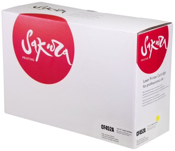 

Картридж Sakura SACF452A (HP 655A) для HP Color LaserJet JetIntelligence M652/M653, MFP M681/MFP M682, желтый, 10500к., SACF452A