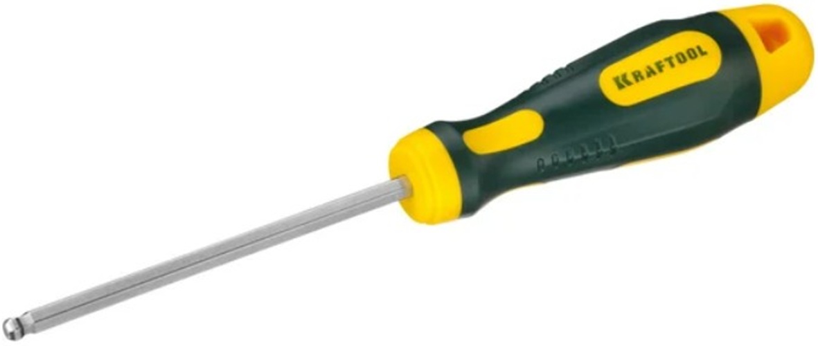

Отвертка Kraftool 250075-5-100 Cr-Mo-V сталь, двухкомпонентная противоскользящая рукоятка, HEX, №5x100мм., 250075-5-100