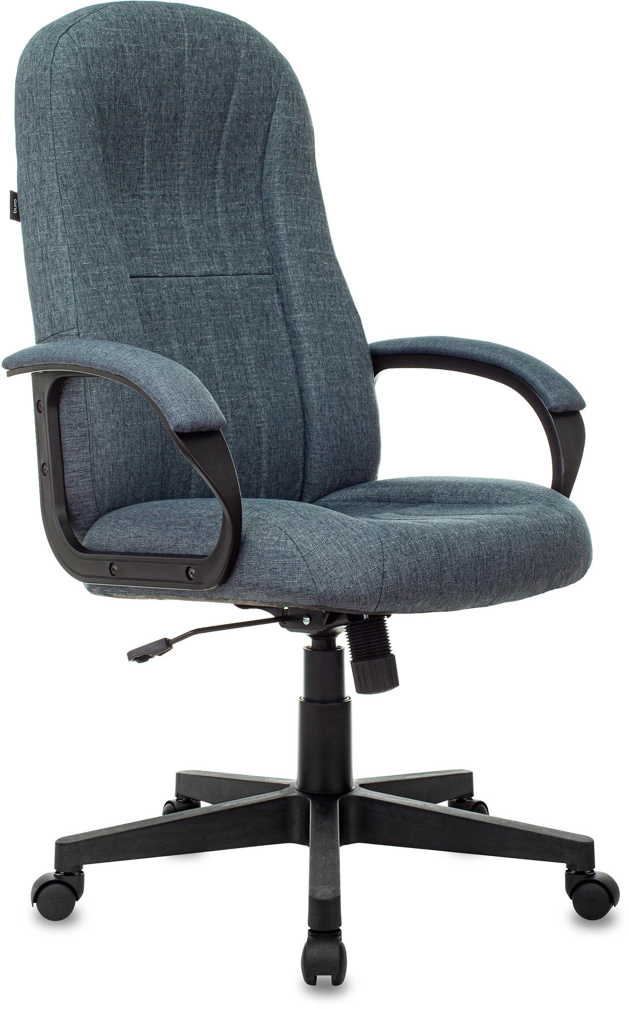 

Кресло Бюрократ T-898 руководителя темно-синий 38-416 крестов. пластик, T-898