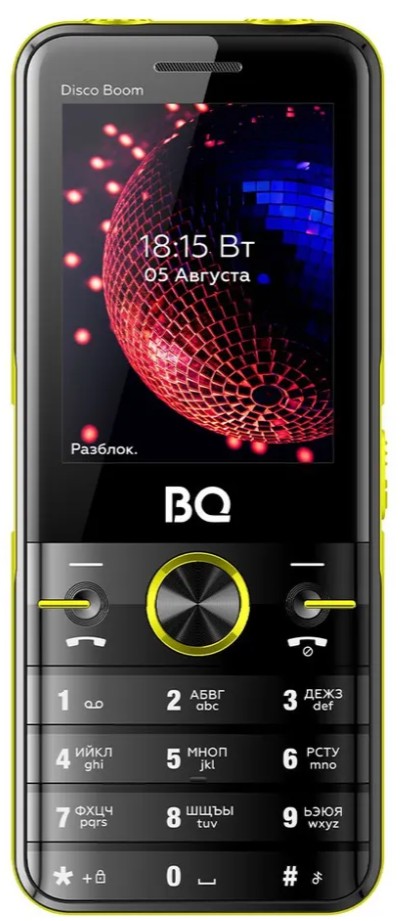 

Мобильный телефон BQ 2842 Disco Boom Black+Yellow 2.8", BT, SIM: 2, 4000 mAh, 2842 Disco Boom Black+Yellow