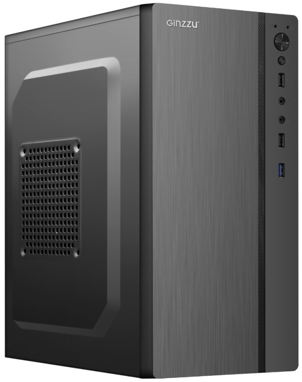 

Корпус mATX Ginzzu B200 без БП, 2*USB 2.0, USB 3.0, B200