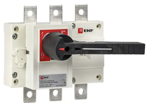 

Рубильник-выключатель EKF psds-250-3 250A 3P c рукояткой управления для прямой установки PowerSwitch, psds-250-3