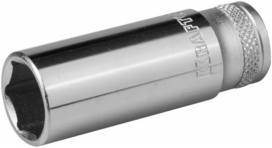 

Головка Kraftool INDUSTRIE QUALITAT 27817-13_z01 Kraftool торцовая, удлиненная, Cr-V, FLANK, хромосатинированная, 1/4", 13мм., INDUSTRIE QUALITAT